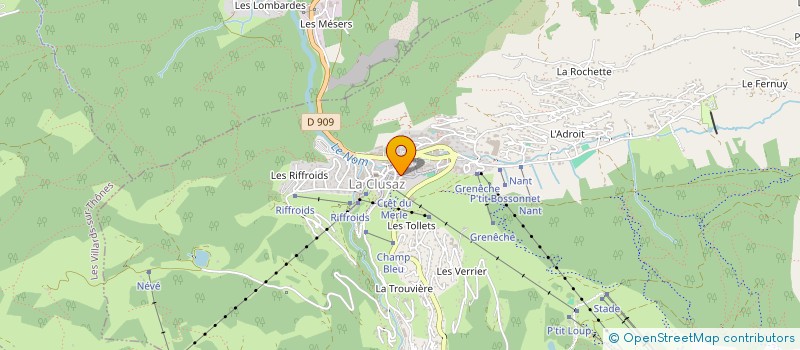 localisation de l'entreprise MADAME ALICIA MERMILLOD-BLONDIN à LA CLUSAZ