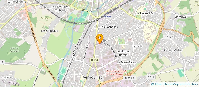 localisation de l'entreprise MADAME ALICIA MICHEL à VERNOUILLET