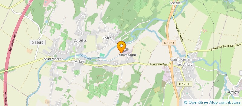 localisation de l'entreprise MADAME ALICIA MICHELET  ARLAY