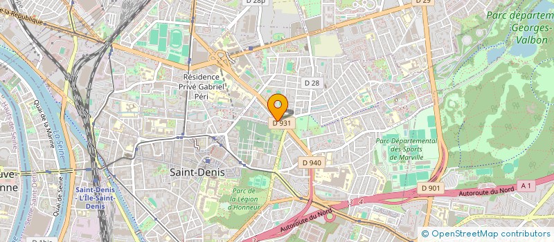 localisation de l'entreprise MADAME ALICIA MINEAUD  SAINT-DENIS