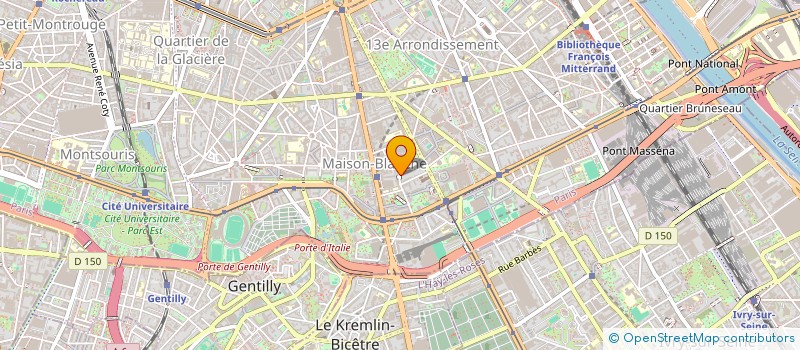 localisation de l'entreprise MADAME ALICIA MMADI M'DROIMANA  PARIS