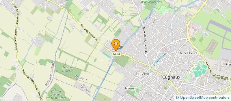 localisation de l'entreprise MADAME ALICIA MONTAGNE  CUGNAUX