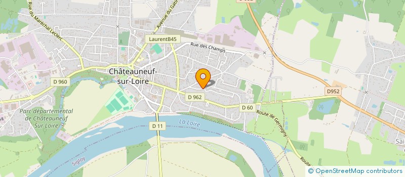 localisation de l'entreprise MADAME ALICIA MONTANT à CHATEAUNEUF-SUR-LOIRE