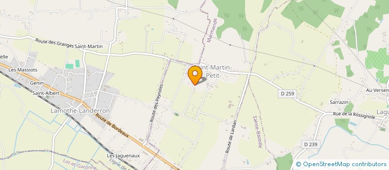 localisation de l'entreprise MADAME ALICIA MONTASTIER  SAINT-MARTIN-PETIT