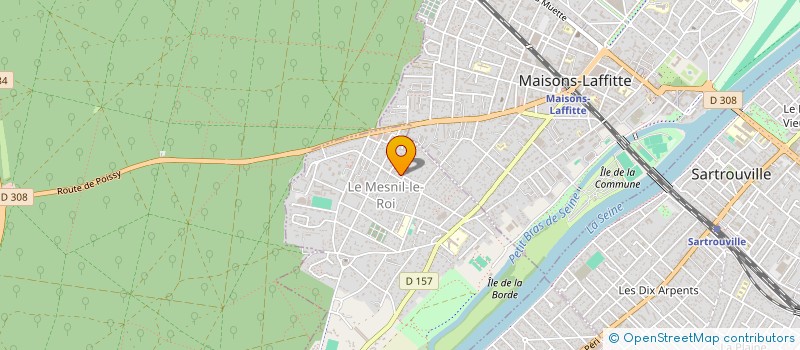 localisation de l'entreprise MADAME ALICIA MONTEIRO PINHEIRO à LE MESNIL-LE-ROI
