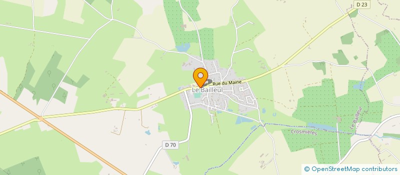 localisation de l'entreprise MADAME ALICIA MOREAU  LE BAILLEUL