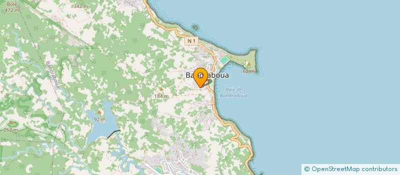 localisation de l'entreprise MADAME ALICIA-MOUSSY MADI  BANDRABOUA