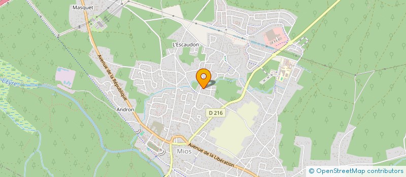 localisation de l'entreprise MADAME ALICIA NAUZE  MIOS