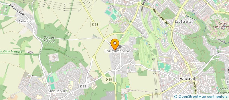 localisation de l'entreprise MADAME ALICIA NUNES  COURDIMANCHE