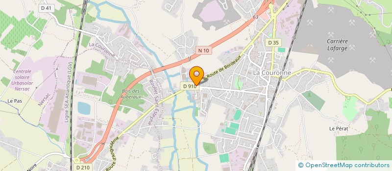 localisation de l'entreprise MADAME ALICIA PAGNOUX à LA COURONNE