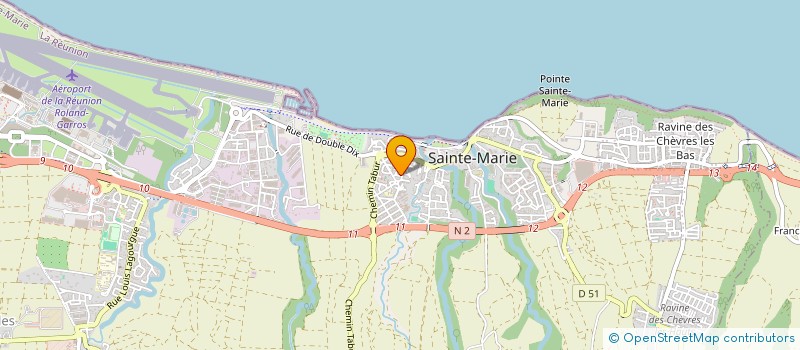 localisation de l'entreprise MADAME ALICIA PALLIN PEREZ  SAINTE-MARIE