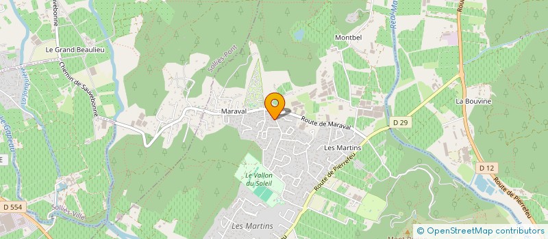 localisation de l'entreprise MADAME ALICIA PELLET  LA CRAU