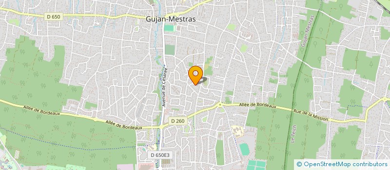 localisation de l'entreprise MADAME ALICIA PEREIRA  GUJAN-MESTRAS