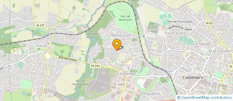 localisation de l'entreprise MADAME ALICIA PEREZ GONZALEZ à COLOMIERS