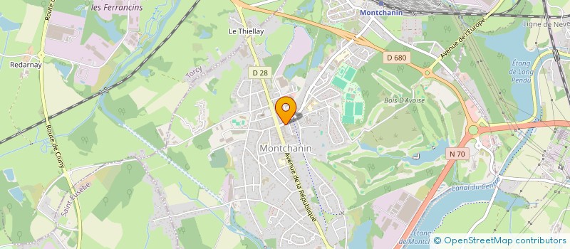 localisation de l'entreprise MADAME ALICIA PERRA  MONTCHANIN