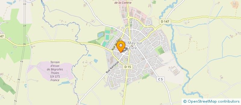 localisation de l'entreprise MADAME ALICIA PLARD  LE MAY-SUR-EVRE