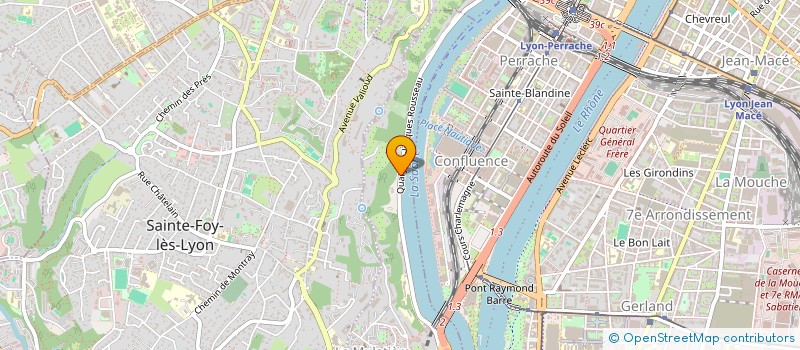 localisation de l'entreprise MADAME ALICIA POLZELLA  LA MULATIERE