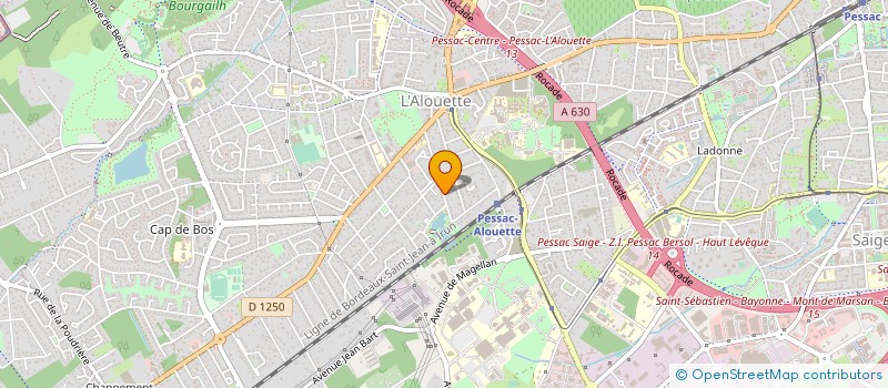 localisation de l'entreprise MADAME ALICIA POUMEYROL  MARTILLAC