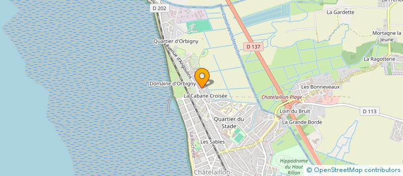 localisation de l'entreprise MADAME ALICIA POUYADE à CHATELAILLON-PLAGE