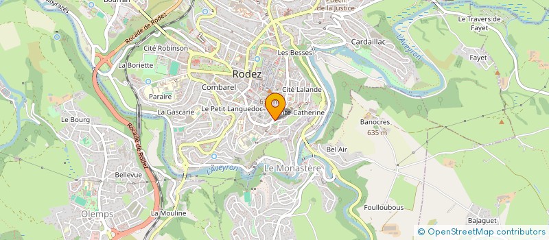 localisation de l'entreprise MADAME ALICIA PRADALIER  RODEZ