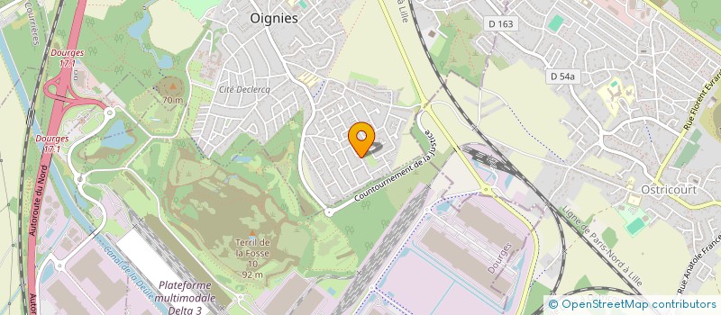 localisation de l'entreprise MADAME ALICIA PRZYBYLA  OIGNIES