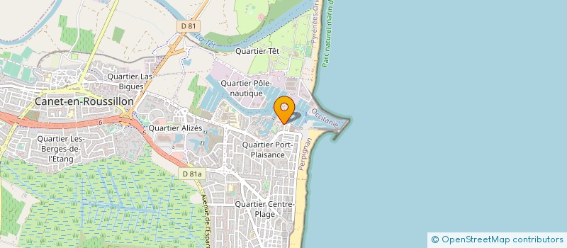 localisation de l'entreprise MADAME ALICIA QUESADA  CANET-EN-ROUSSILLON