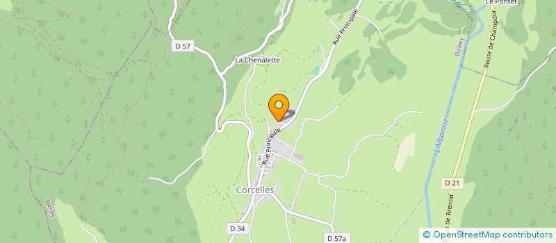 localisation de l'entreprise MADAME ALICIA RAMON  CHAMPDOR-CORCELLES