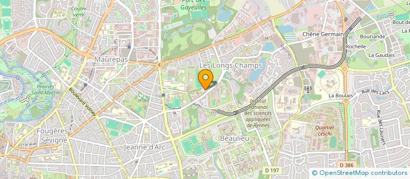 localisation de l'entreprise MADAME ALICIA RANNOU  RENNES