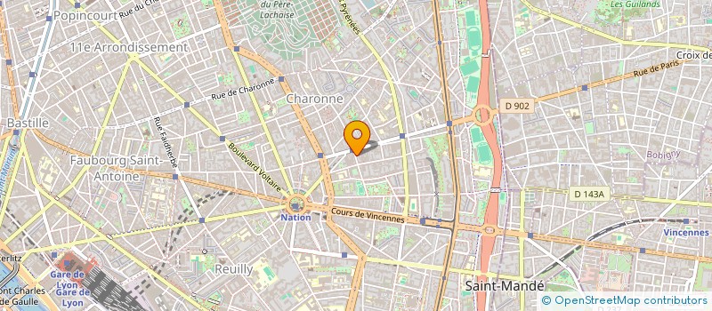 localisation de l'entreprise MADAME ALICIA RAPIERA  PARIS