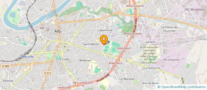 localisation de l'entreprise MADAME ALICIA RENAUD  ALBI