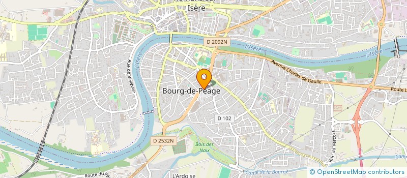 localisation de l'entreprise MADAME ALICIA REVOL  BOURG-DE-PEAGE