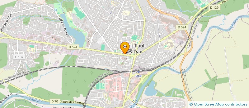 localisation de l'entreprise MADAME ALICIA RICCIARDI à SAINT-PAUL-LES-DAX