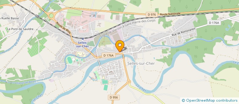 localisation de l'entreprise MADAME ALICIA RICHARD  SELLES-SUR-CHER