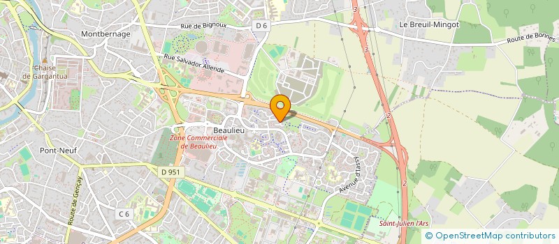 localisation de l'entreprise MADAME ALICIA RINCENT  POITIERS