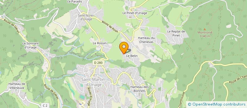 localisation de l'entreprise MADAME ALICIA ROCHE  SAINT-MARTIN-D'URIAGE