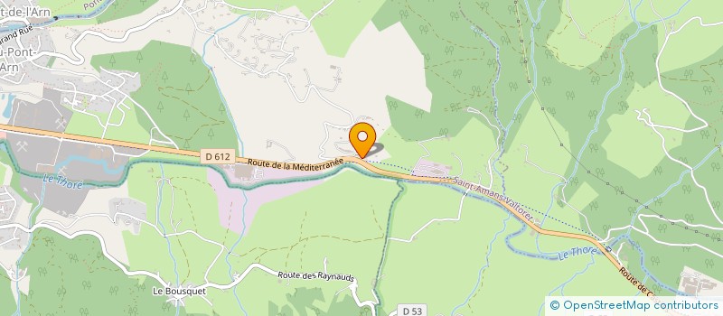 localisation de l'entreprise MADAME ALICIA ROQUES  BOUT-DU-PONT-DE-L ARN