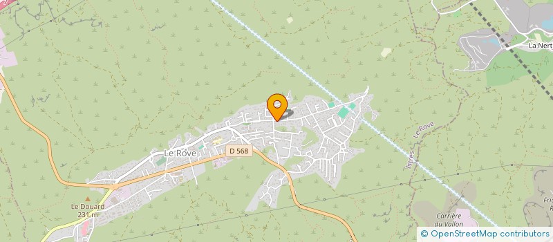 localisation de l'entreprise MADAME ALICIA ROUMESTAN  LE ROVE