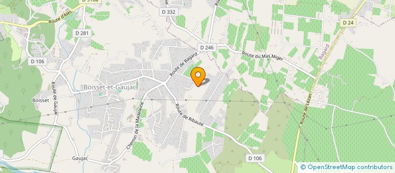 localisation de l'entreprise MADAME ALICIA ROUVEYROL  BOISSET-ET-GAUJAC