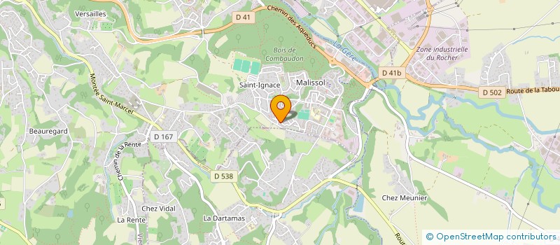 localisation de l'entreprise MADAME ALICIA SANTANA MOYA  VIENNE