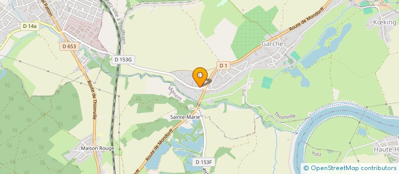 localisation de l'entreprise MADAME ALICIA SCHNEIDER  THIONVILLE