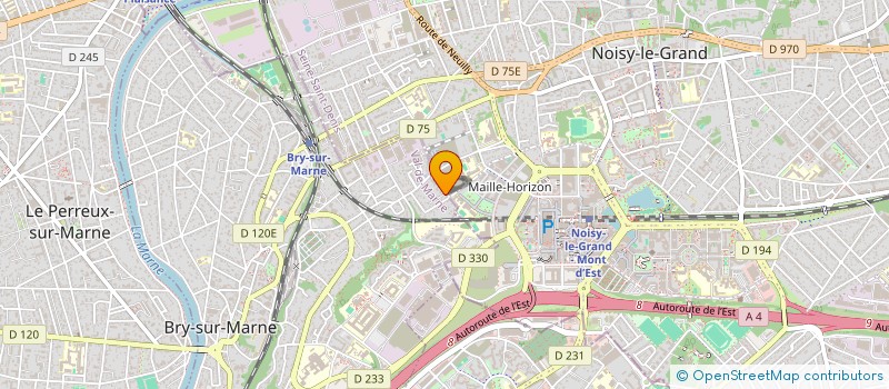 localisation de l'entreprise MADAME ALICIA SEBASTIANI  BRY-SUR-MARNE