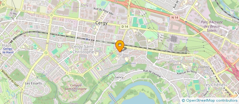 localisation de l'entreprise MADAME ALICIA SEDDAK  CERGY