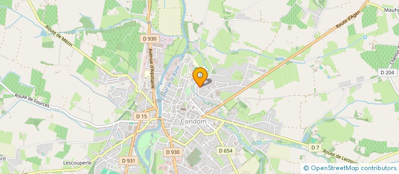 localisation de l'entreprise MADAME ALICIA SITKIEWICZ  CONDOM