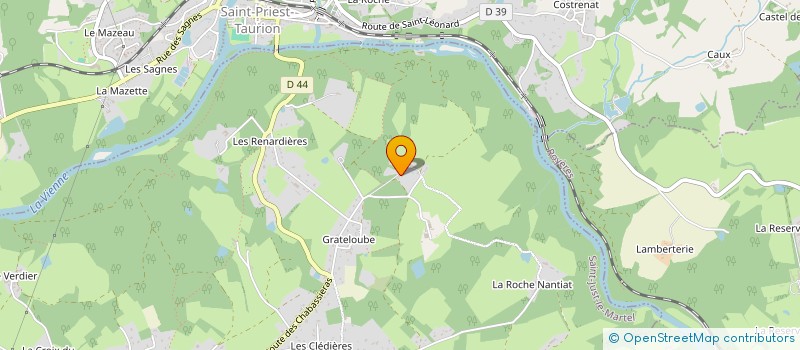 localisation de l'entreprise MADAME ALICIA SKOWYRO  SAINT-JUST-LE-MARTEL