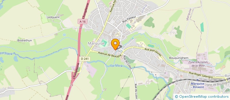 localisation de l'entreprise MADAME ALICIA SOKI  LANDRETHUN-LE-NORD