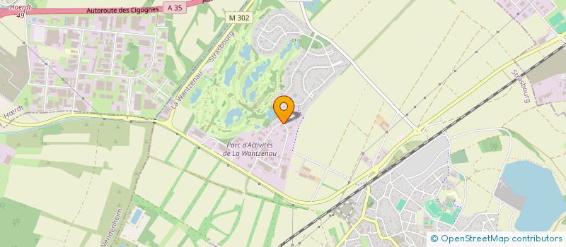 localisation de l'entreprise MADAME ALICIA SZEFNER  LA WANTZENAU