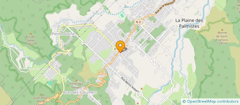 localisation de l'entreprise MADAME ALICIA TECHER  LA PLAINE-DES-PALMISTES