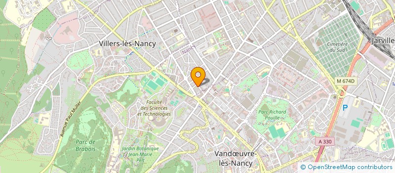 localisation de l'entreprise MADAME ALICIA TEITGEN  VANDUVRE-LES-NANCY