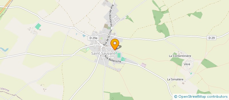 localisation de l'entreprise MADAME ALICIA TETREAU  SAINT-SAUVANT