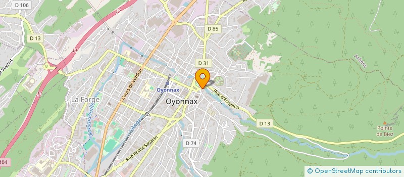 localisation de l'entreprise MADAME ALICIA TORRES à OYONNAX